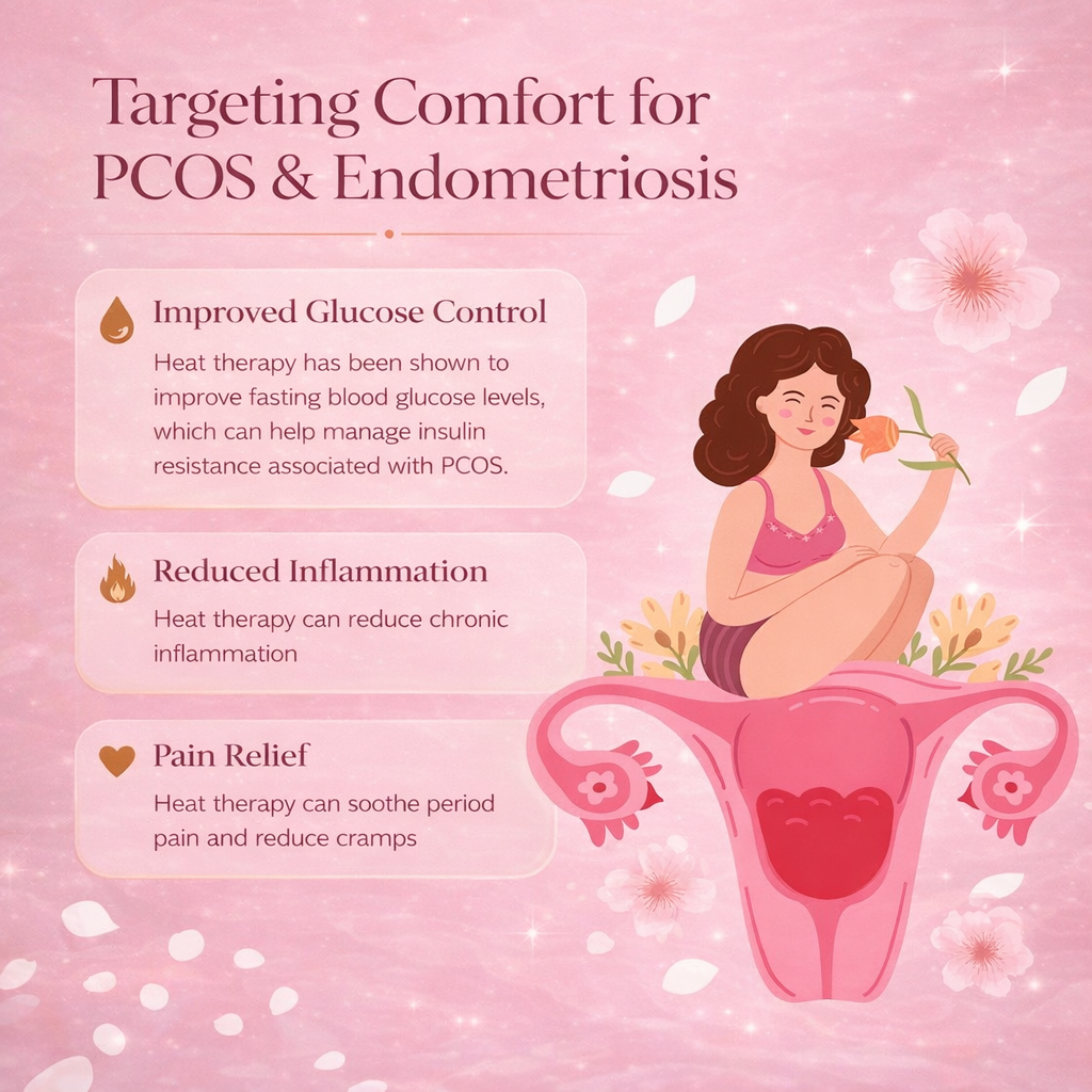 Portable Menstrual Relief Heating Pad with Adjustable Electric Waist Belt