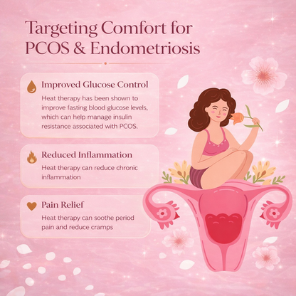 Portable Menstrual Relief Heating Pad with Adjustable Electric Waist Belt