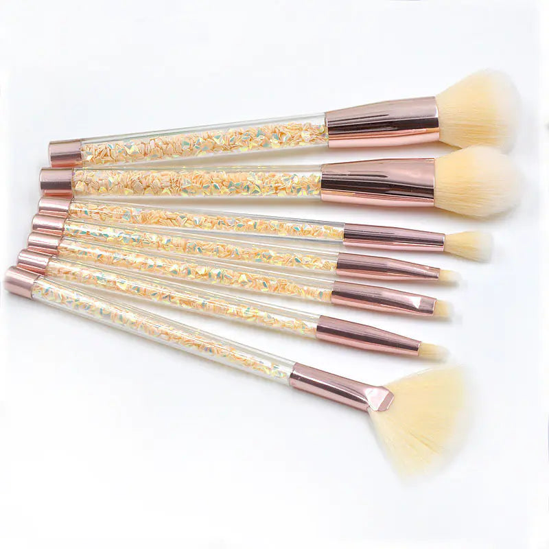 Crystal Sand Makeup Set with 7 Beginner Tools