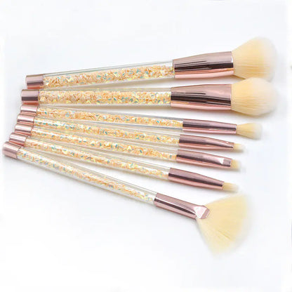 Crystal Sand Makeup Set with 7 Beginner Tools