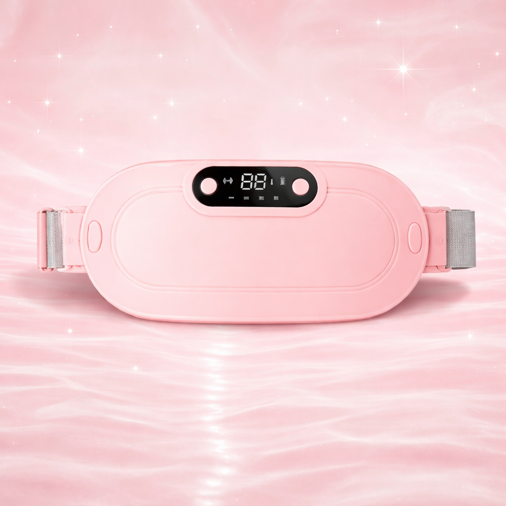 Portable Menstrual Relief Heating Pad with Adjustable Electric Waist Belt