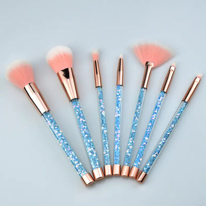 Crystal Sand Makeup Set with 7 Beginner Tools