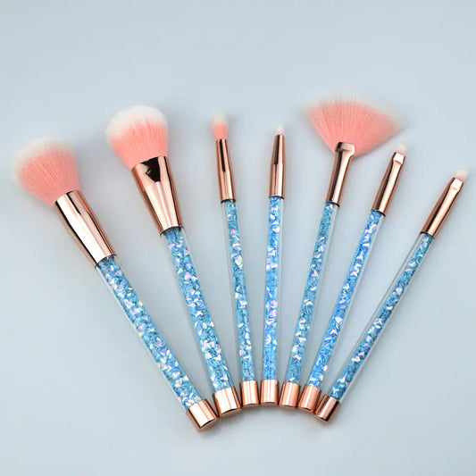 Crystal Sand Makeup Set with 7 Beginner Tools